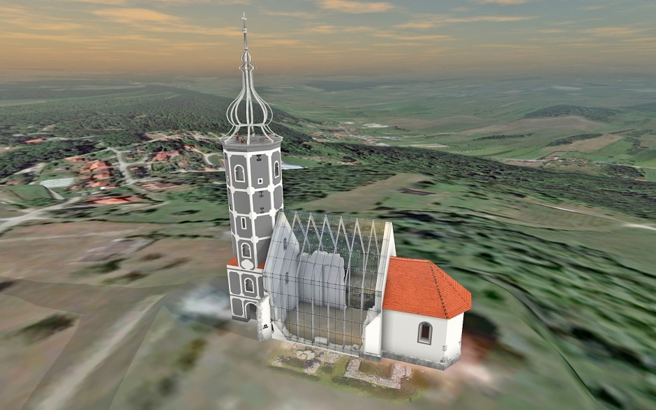 Restauración de la Iglesia de San Martín de Croacia con la ayuda de Archicad y BIMx